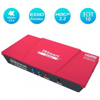 4K Dual Monitor HDMI Splitter 1x2