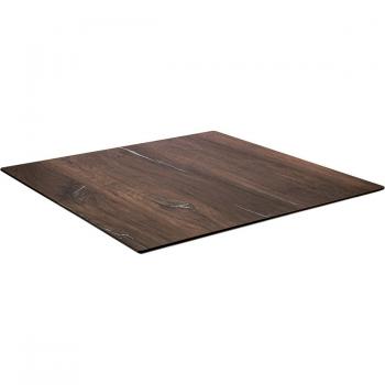 VEGA Lift Plateau Carré 68 cm – Tissu Brun Foncé