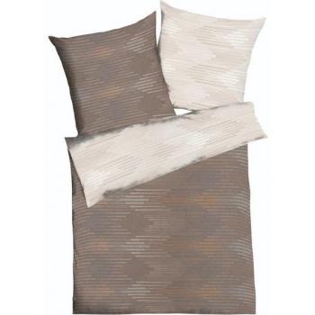 Parure de Lit Flanelle Motif Écru Kaeppel