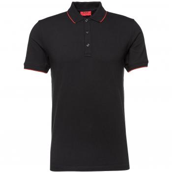 Dinoso Herrenpoloshirt Hugo in Schwarz
