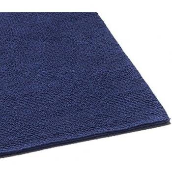 Rhomtuft Cotton Bath Mat Dark Blue 60cm x 60cm