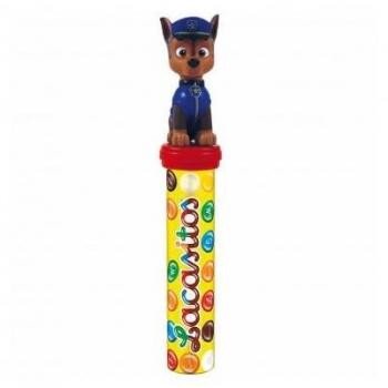 Lacasitos tubo grageas chocolate con juguete de la patrulla canina