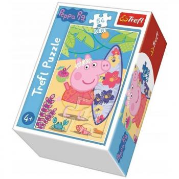Trefl Puzzlespeicher Peppa Pig: Beach Edition (54 Stück)