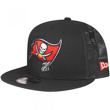 Casquette Trucker Snapback New Era 9Fifty – Tampa Bay Buccaneers Noir & Rouge, Homme