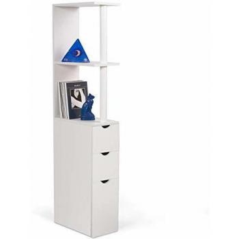 Armadio Toilette Bianco Wood 3 ante Willy