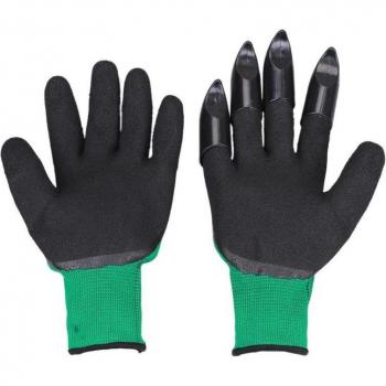 Paire de gants de jardin pour la main droite avec griffes en plastique ABS pour excavation rapide en serre