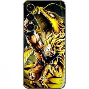Protector móvil Galaxy S24 FE Son Goku SSJ3, estilo dragón maníaco