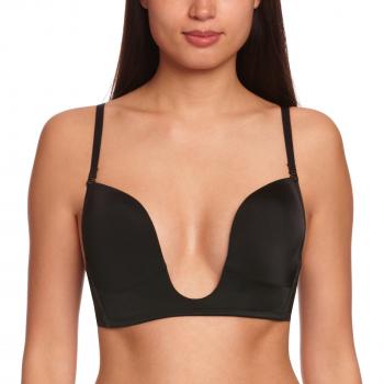 MAGIC BODYFASHION Damen V-Bra Stiefe BH, Schwarz