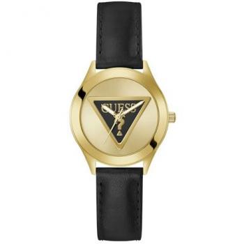Reloj Guess Tri Plaque GW0744L2 para mujer con correa de acero dorado