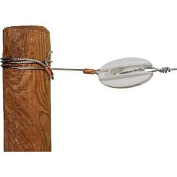 Gallagher High Strain Insulator Kit with Stainless Steel Rope White