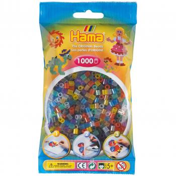 Perline trasparenti Hama 207‑53, 1000 unità