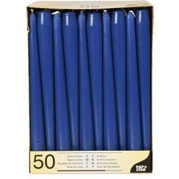 Dark Blue Taper Candles 2.2 x 25 cm