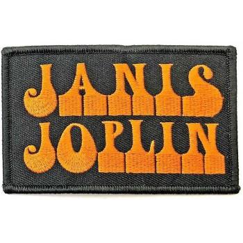 Écusson Janis Joplin noir/orange