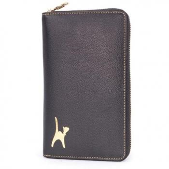 Catwalk Signature Leather Zipped Jewelry Travel Case