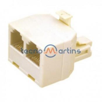 Adaptador 6P4C Telefone 2F 1M Edh
