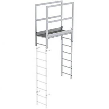 MUNK Attika-Überstieg Aluminium eloxiert L.1400 mm
