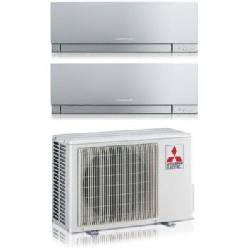 Aire Acondicionado Mitsubishi Electric Dual Split Inverter Kirigamine Serie Zen Plata MSZ‑EF 7+9 con Wi‑Fi y R‑32