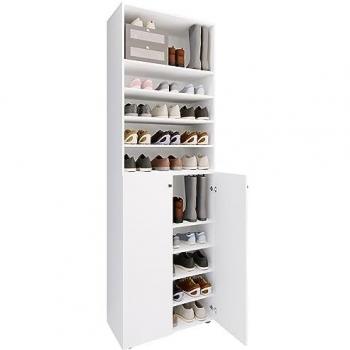 Mueble de piso para zapatos con 10 compartimentos