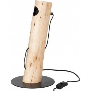 Iluminación de Mesa Silas en Madera Berangan 36 cm