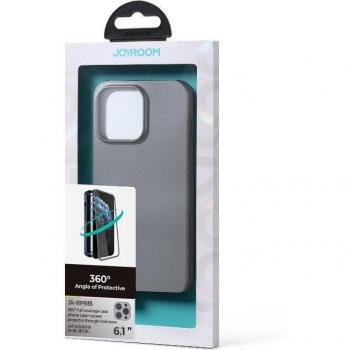 IPhone 13 Pro Full Case mit Hartglas-Schutz grau