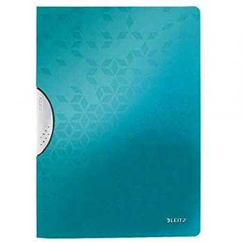 WOW Range Leitz ColorClip File, A4 Size, 30 Sheets, Ice Blue – 41850051