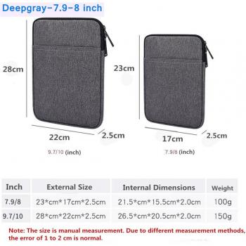 Bolsa de Fieltro con Cremallera para Tablet