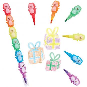 Penguin Pop-a-Crayons (Pack of 6) Christmas Craft Supplies
