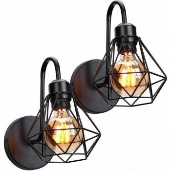 Illuminazione da Parete Retro 2Pcs