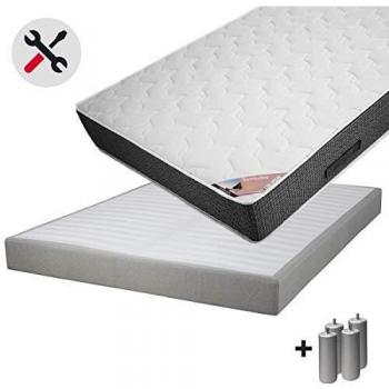 AltoBuy Ensemble Matelas 140x190 et Sommier