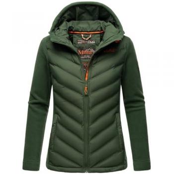 Giacca MARIKOO Mount Haruna in Verde Scuro con Accenti Arancioni