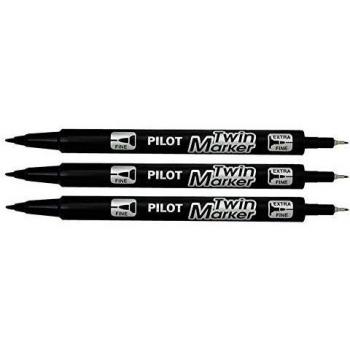 PILOT Marker Twin-Marker BEGREEN 4045701 SCA-TM-BG-B schwarz