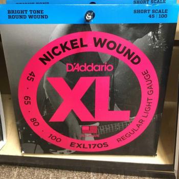 D'Addario EXL170S Light 4-String Bass Strings