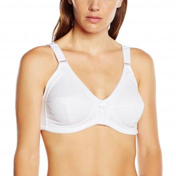Sassa Bügelloser BH 10887, Damen, Weiß, 85C