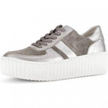 Gabor Sneaker 56.847.65 Damen Grau Flacher Absatz