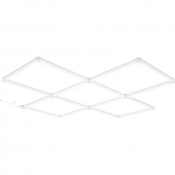 Lampe de Garage VEVOR LED 6500K 22000lm, Plafonnier Blanc Froid pour Sous‑sol