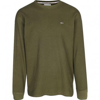 Tommy Jeans Herren Langarmshirt Classic Fit Olive XL