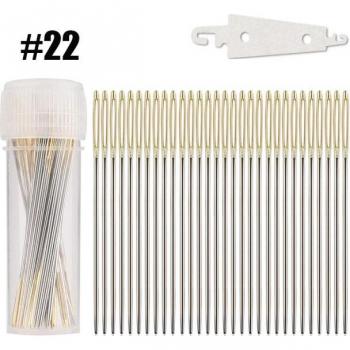 Stainless Steel Cross Stitch Needles with Needle Threader