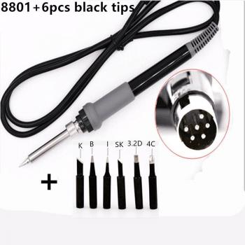 SZBFT FX-8801 Soldering Iron Handle with 6 Tips for HAKKO FX-888D
