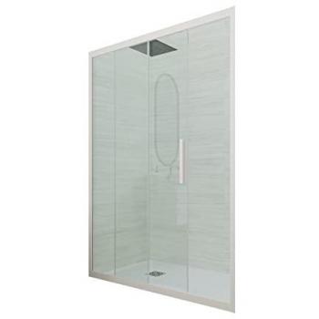 Douche coulissante Forte 100 cm avec niche Champagne