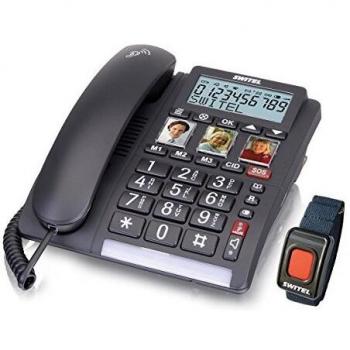 Switel TF560 Grottastentelefon – Schnur, Alarm & Super Laut