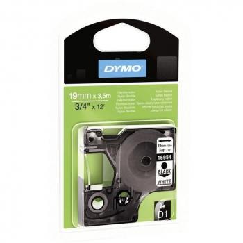 Dymo S0718050 Tape noir sur blanc 19 mm