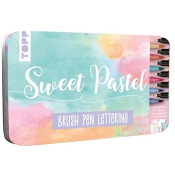 Brush Pen Lettering DesignDose Süße Pastellfarben