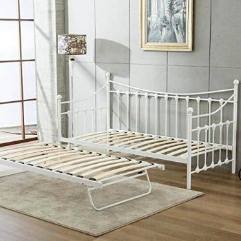 KOSY KOALA Off White Daybed with Underbed Trundle