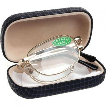Lunettes de lecture compactes en métal