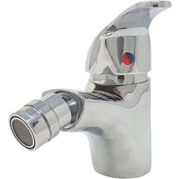 Rubinetto bagno bidet miscelatore grigio silver con testina mobile orientabile 8406