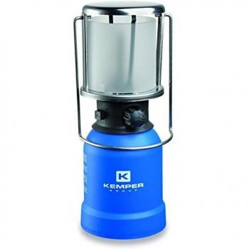 Lampada a Gas Portatile con Paralume Integrato Kemper per Outdoor e Campeggio