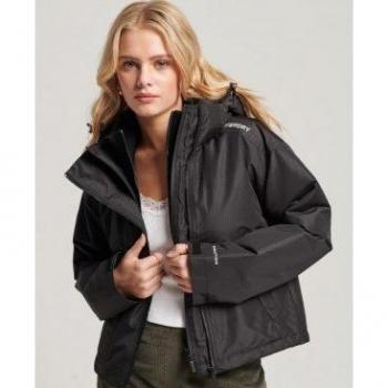 Superdry Code Windcheater Mujer, Versión Negra