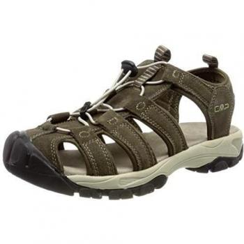 Sandales CMP Sahiph en cuir pour randonnée, homme, couleur bois, taille 45 EU