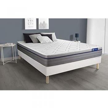 Matelas ACTIFLEX Zen 140x190 Ressorts ensachés + Mémoire de Forme