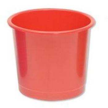 5 Star Waste Bin 14 Litres Polypropylene Red